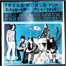 Various TRANS-WORLD PUNK RAVE-UP 1964-1966! (Crawdad Wreckords TW64) USA 1985 original compilation LP of 60's Dutch 45's/tracks (Rock & Roll, Punk, Mod, Beat, Garage Rock)